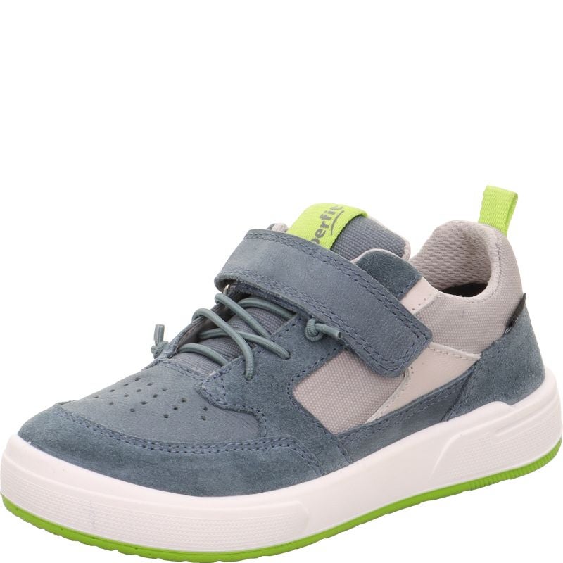 Superfit MAVERICK Sneaker low - Material: Leder/Textil in Blau