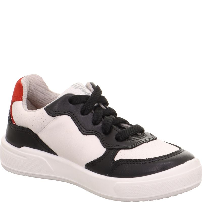 Superfit MAVERICK Sneaker low - Material: Leder/Textil in Schwarz