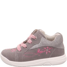 Superfit LILLO Mädchen Sneaker low - Material: Leder in Grau