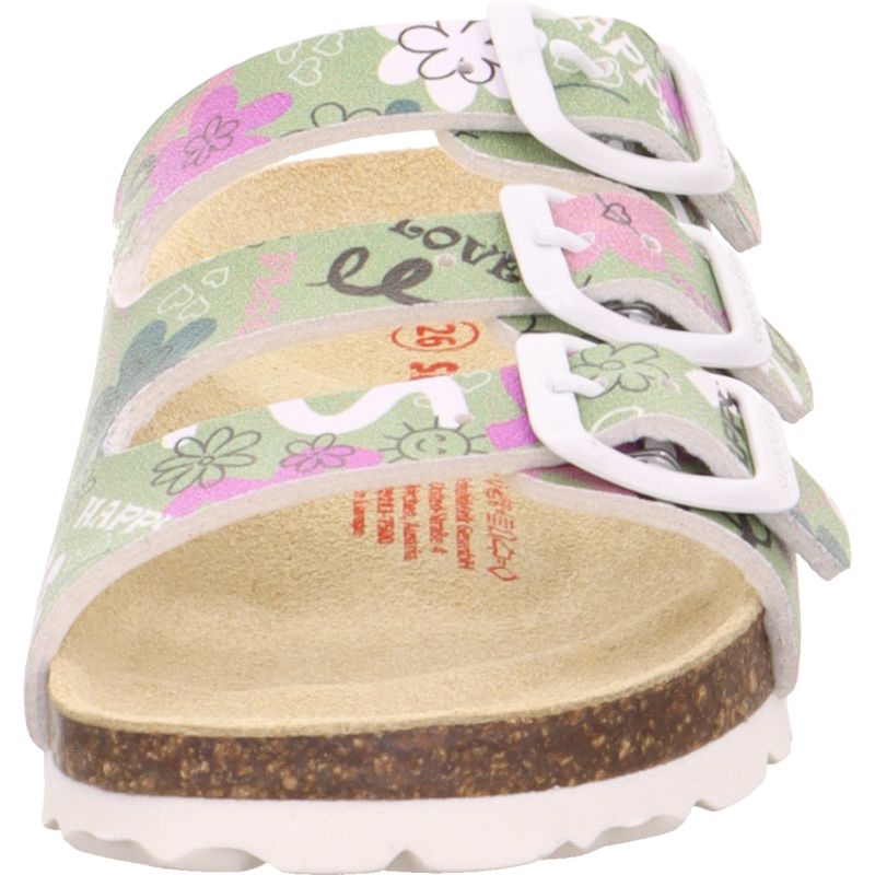 Superfit FUSSBETTPANTOFFEL Girls Slipper - Material: Sonstiges Material in Green