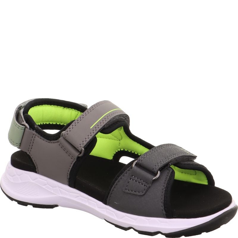 Superfit CRISS CROSS Boys Sandal - Material: Textil/Sonstiges Material in Grey