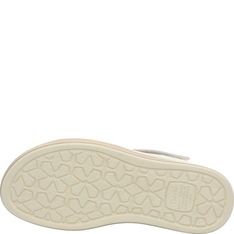 Think MEGGIE Strap sandal - Material: Leather in White