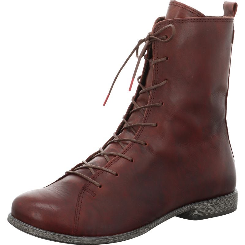 Think AGRAT Woman Ankle boot - Material: Leather in Red