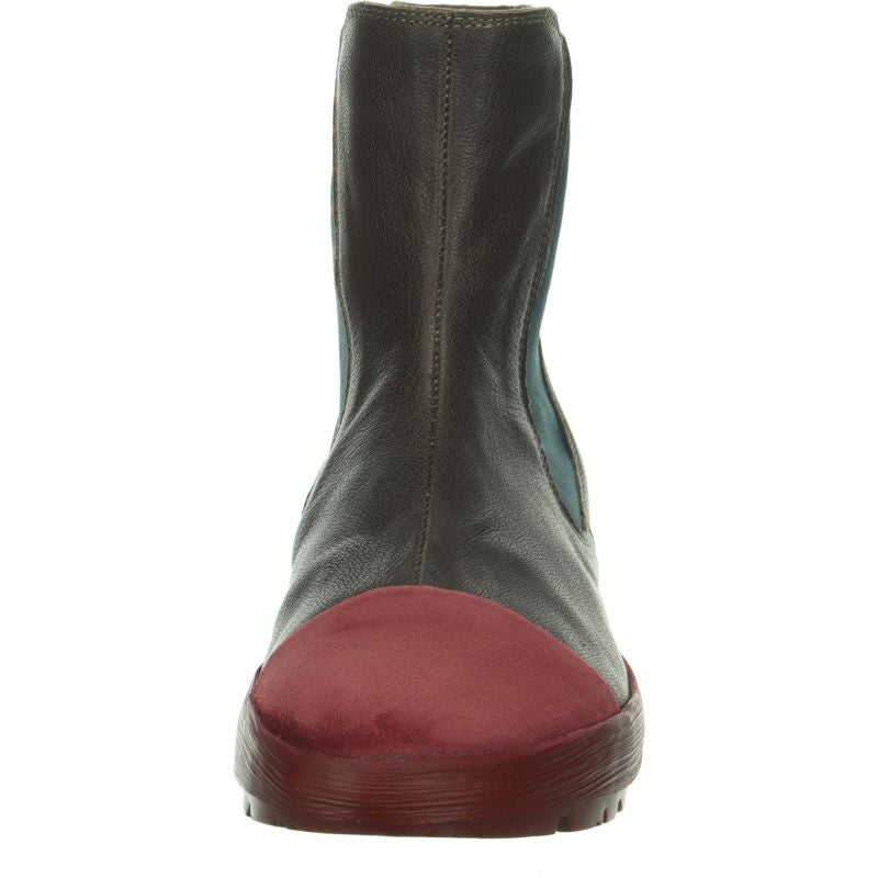 Think! COMODA Damen Chelsea Boots - Material: Leder in Grau