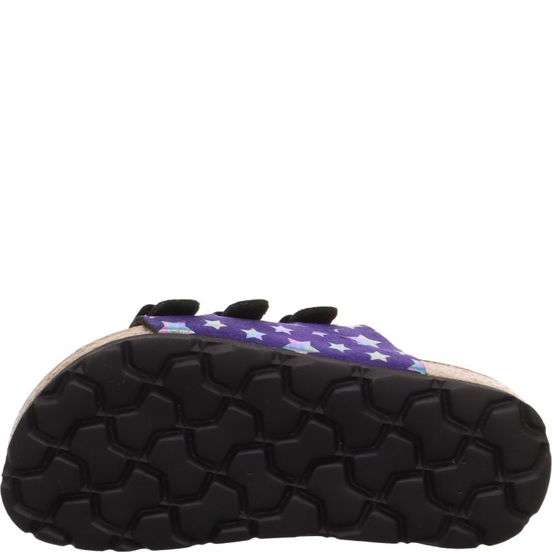 Superfit FUSSBETTPANTOFFEL Girls Slipper - Material: Sonstiges Material in Purple