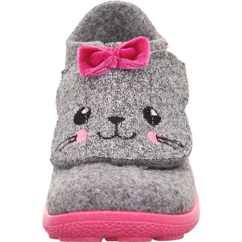 Superfit HAPPY OCTI Girls Slipper - Material: Textile in Grey