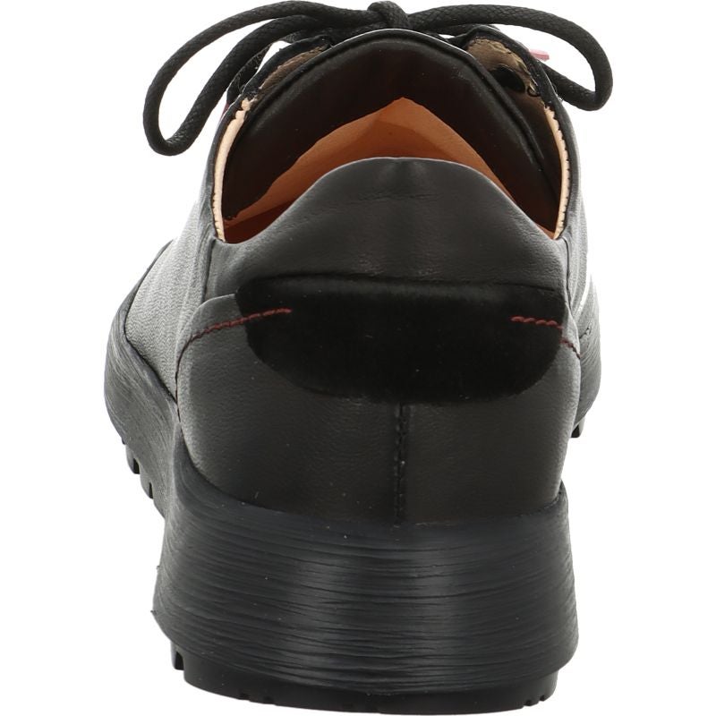 Think COMODA Woman Lace up shoe - Material: Leather in Black