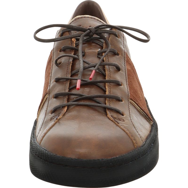 Think KUMI Woman Sneakers low - Material: Leather in Brown