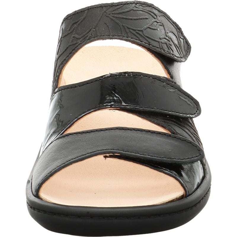Think! CAMILLA Damen Pantolette - Material: Leder in Schwarz