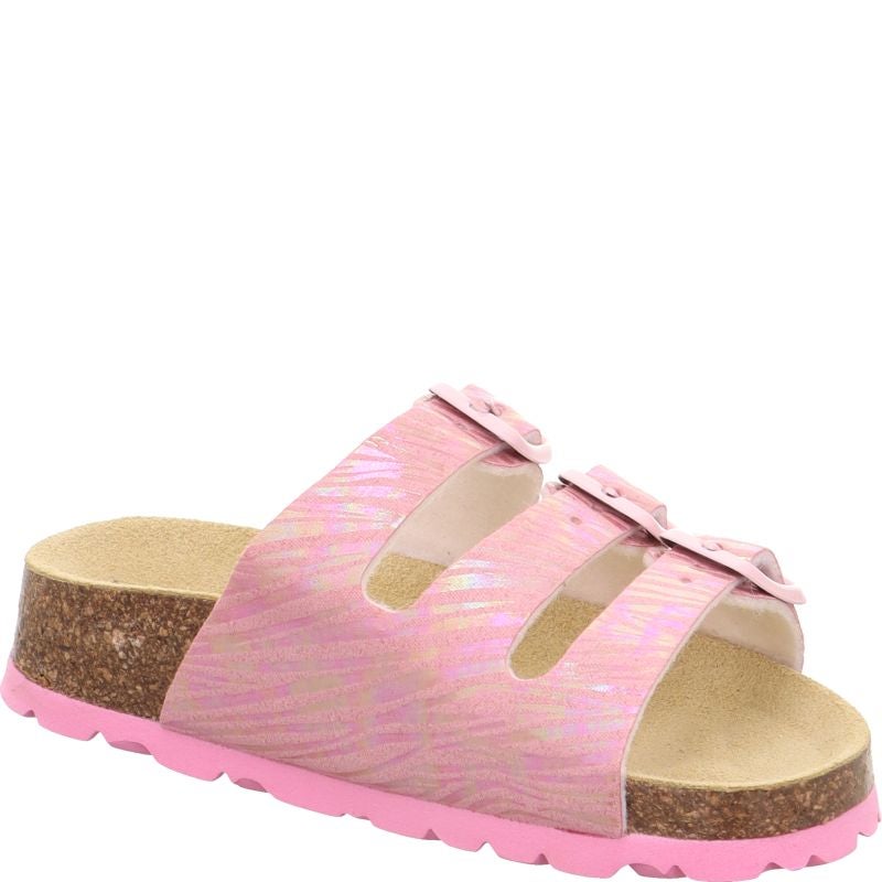 Superfit FUSSBETTPANTOFFEL Slipper - Material: Textile in Rose