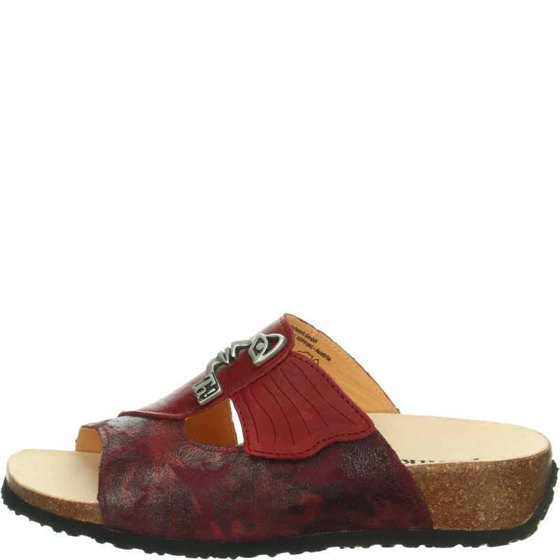 Think! MIZZI DAMEN Woman Mules - Material: Leather in Multicolored