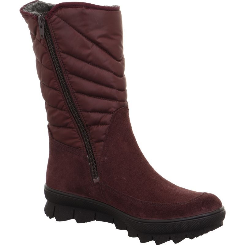 legero NOVARA Damen Stiefel - Material: Leder/Textil in Rot
