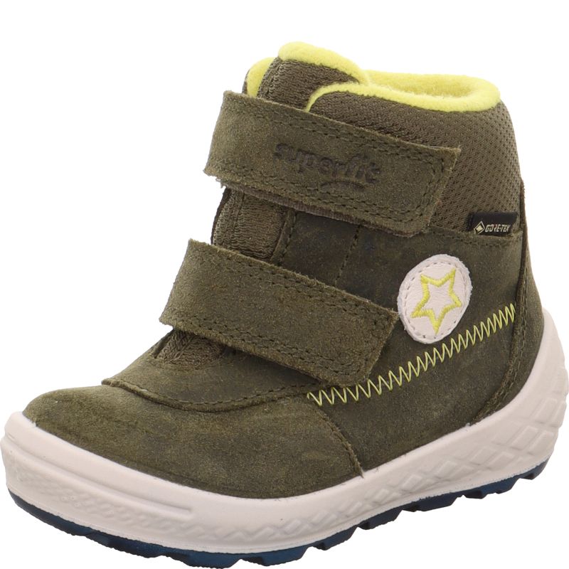 Superfit GROOVY 2.0 Boys - Material: Leather/Textil in Green