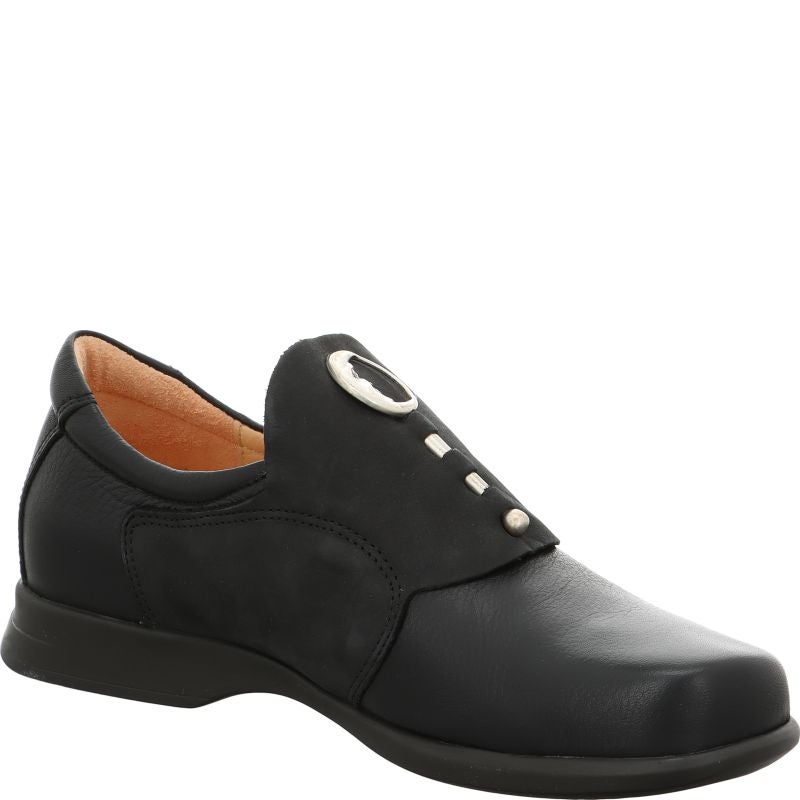 Think PENSA WOMEN Woman Slipper - Material: Leather in Black