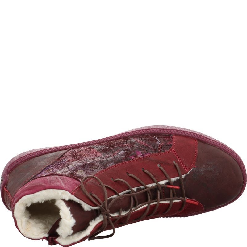 Think TURNA WOMEN Woman  - Material: Leather in Red