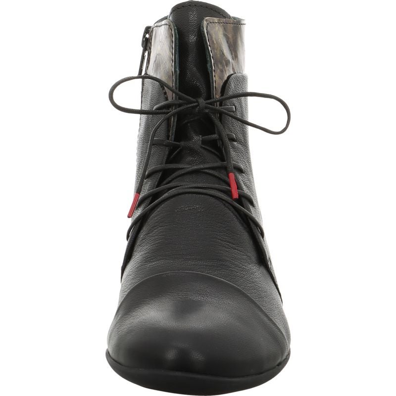 Think! GUAD2 Damen Stiefelette - Material: Leder in Schwarz