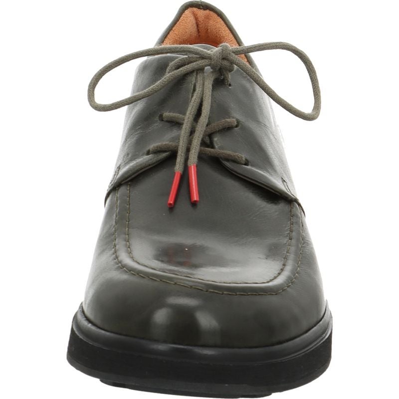 Think COGITA Woman Lace up shoe - Material: Leather in Olive