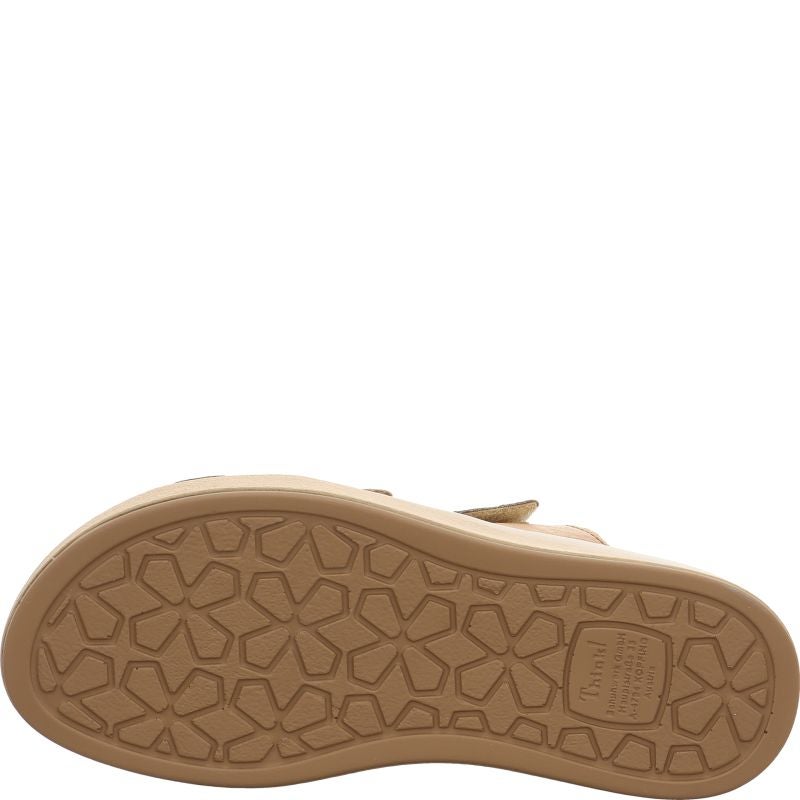 Think! MEGGIE Damen Pantolette - Material: Leder in Grau