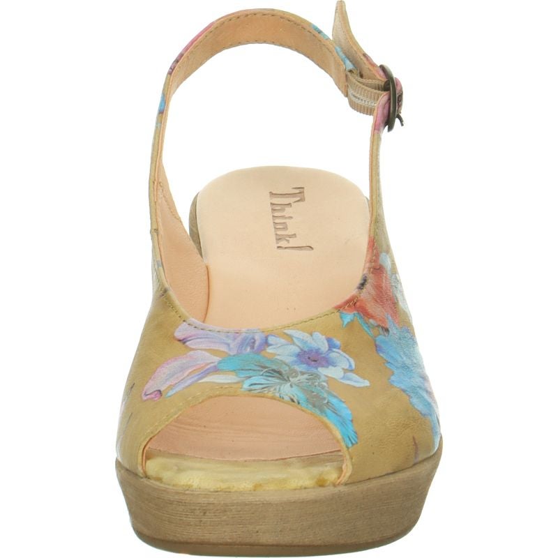 Think ZEPPA Woman Sandal - Material: Leather in Multi Colour