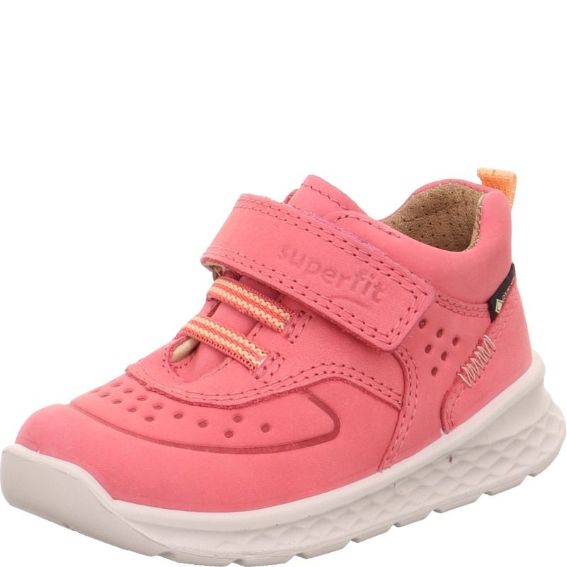 Superfit BREEZE Girls Sneakers low - Material: Leather in Pink