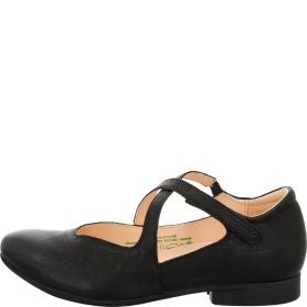 Think! GUAD2 Damen Ballerina - Material: Leder in Schwarz