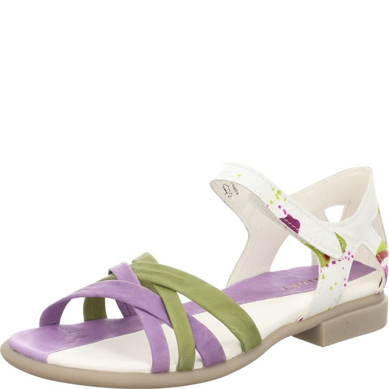 Think KAMAA Woman Strap sandal - Material: Leather in Multi Colour