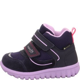 Superfit SPORT7 MINI Sneakers high - Material: Leder/Sonstiges Material/Texti in Blue