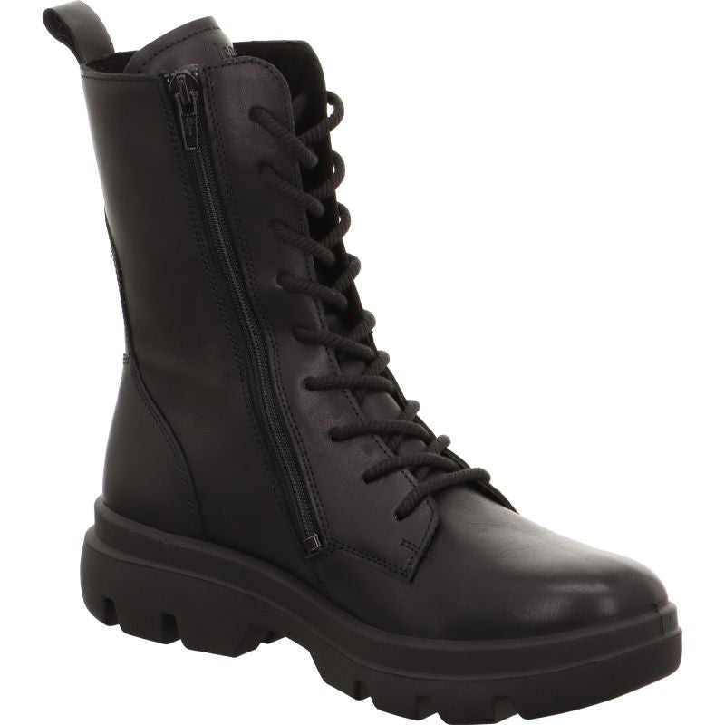 Legero ANGELINA Damen Schnürboots - Material: Leder in Schwarz