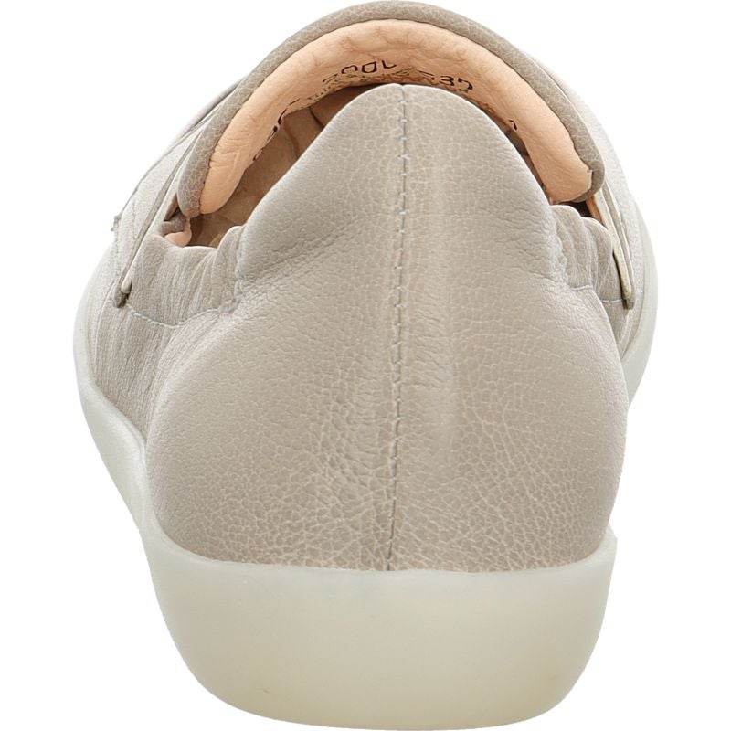 Think NATURE Woman Slipper - Material: Leather in Grey