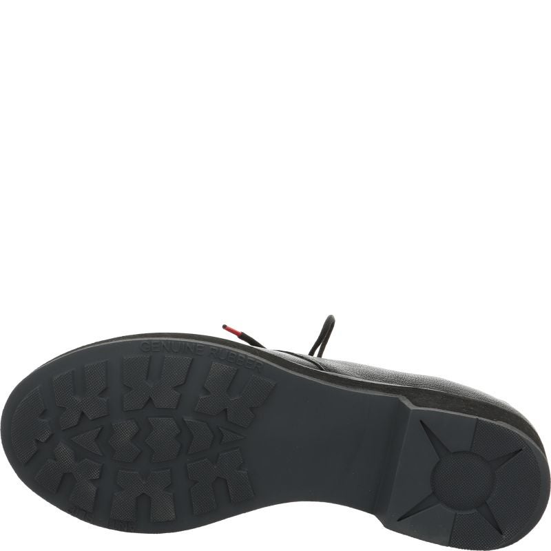 Think! COGITA Damen Schnürschuh - Material: Leder in Schwarz