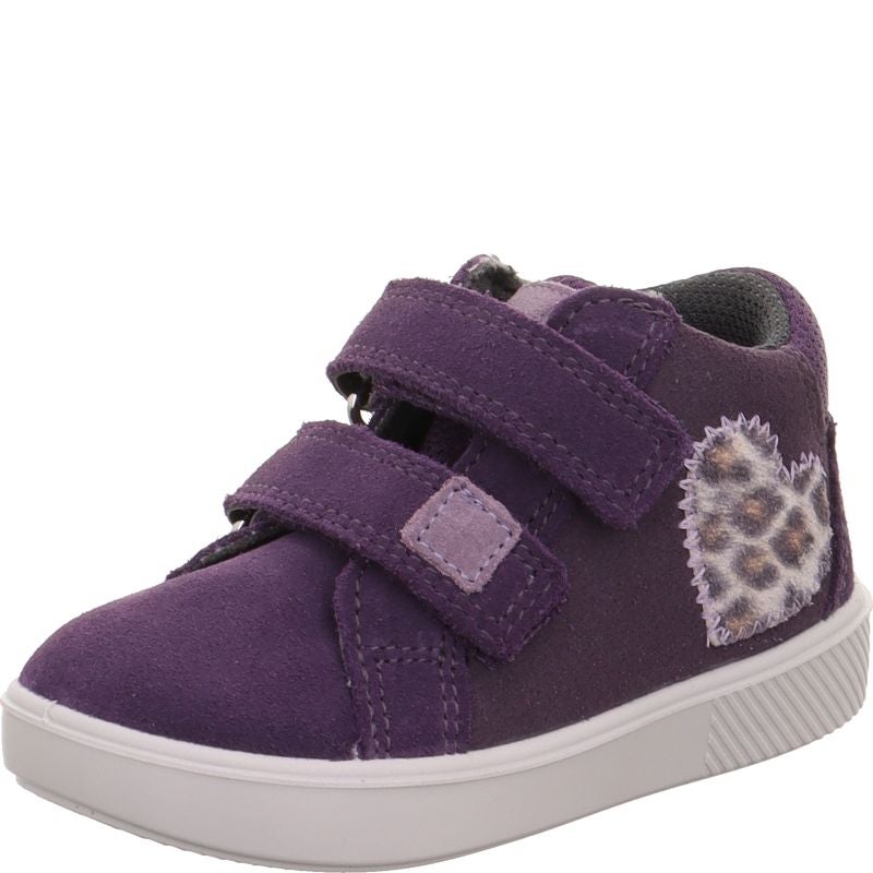 Superfit SUPIES Girls Sneakers high - Material: Leder/Sonstiges Material/Texti in Purple