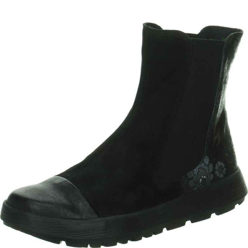 Think COMODA Chelsea boot - Material: Leather in Black