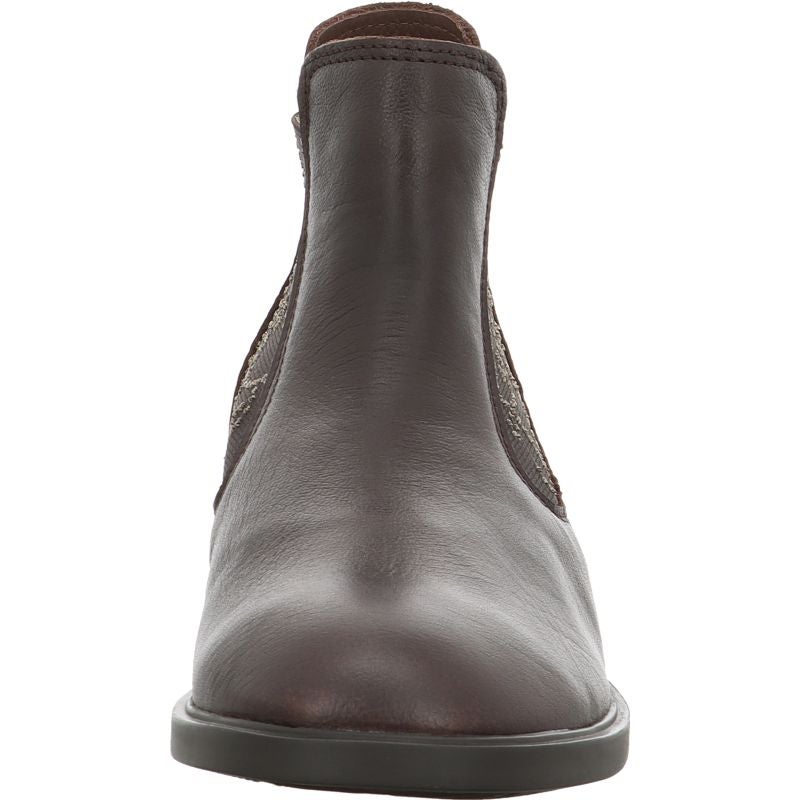 Think NINA Woman Chelsea boot - Material: Leather in Brown