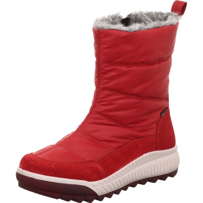 Legero TIRANO Damen Stiefelette - Material: Leder/Textil in Rot