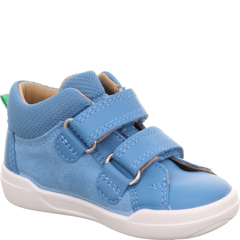 Superfit SUPERFREE Sneaker high - Material: Leder/Textil in Blau