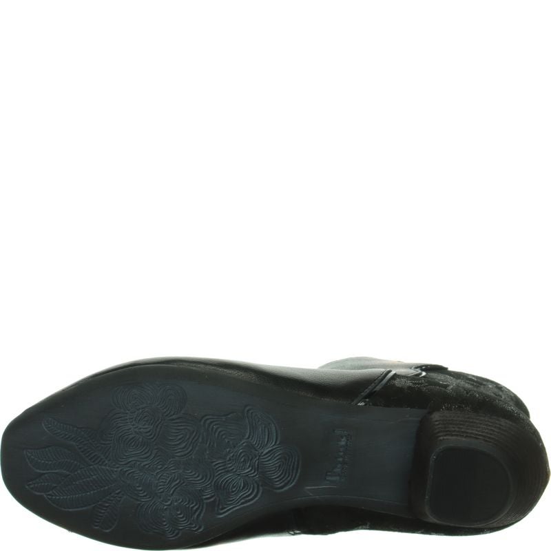 Think AIDA DAMEN Woman Ankle boot - Material: Leather in Black