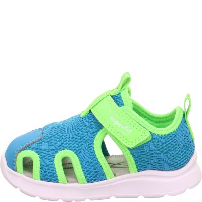 Superfit WAVE Unisex | Jungen Sandale - Material: Textil/Sonstiges Material in Blau
