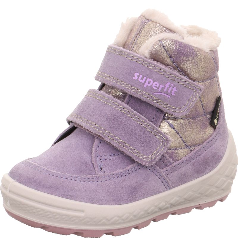 Superfit GROOVY 2.0 Boots - Material: Leder/Textil in Lila