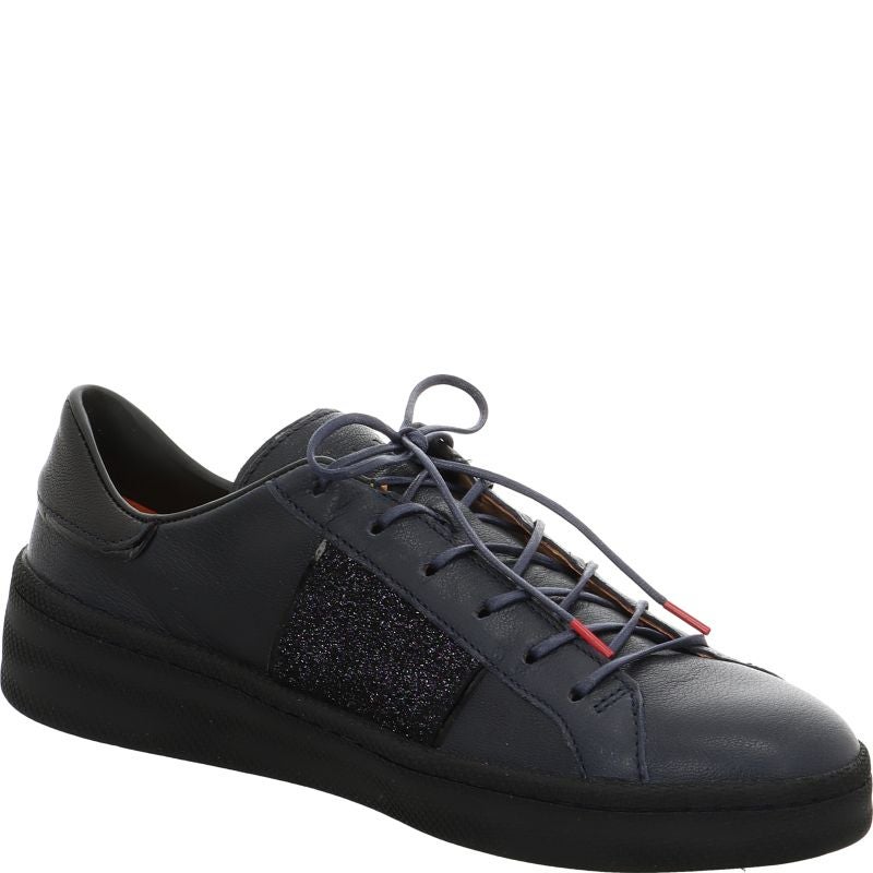 Think KUMI Woman Sneakers low - Material: Leather in Blue