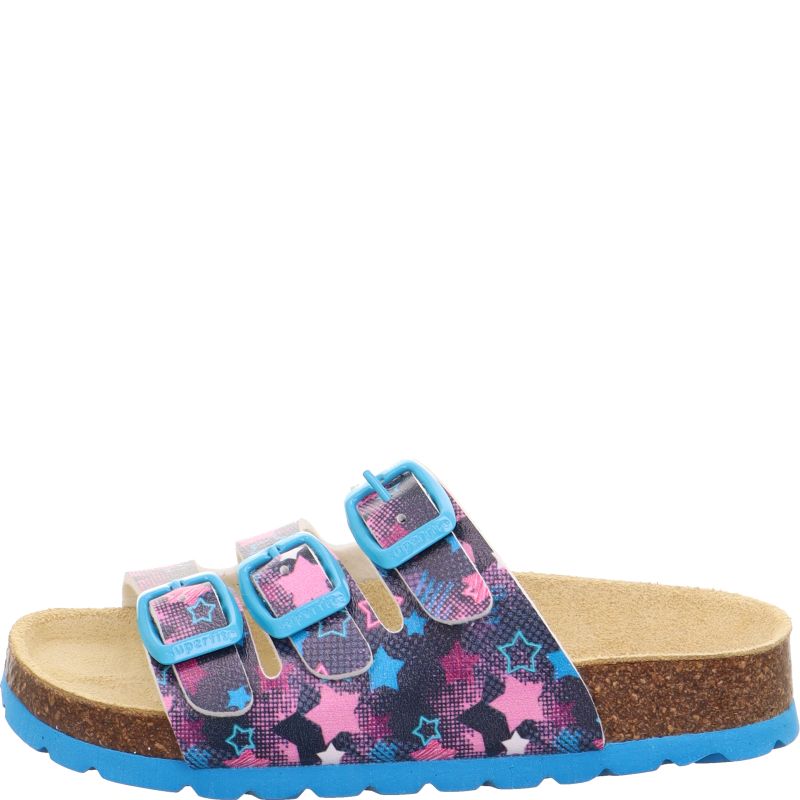 Superfit FUSSBETTPANTOFFEL Girls Slipper - Material: Sonstiges Material in Blue