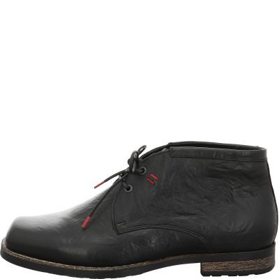 Think! GURU Herren Ankle Boots - Material: Leder in Schwarz