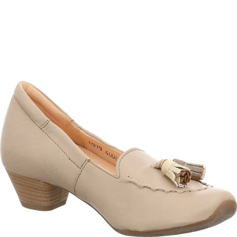 Think AIDA DAMEN Woman Pumps - Material: Leather in Beige
