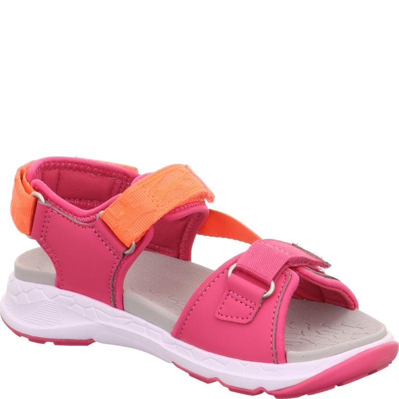 Superfit CRISS CROSS Mädchen Sandale - Material: Textil/Sonstiges Material in Pink