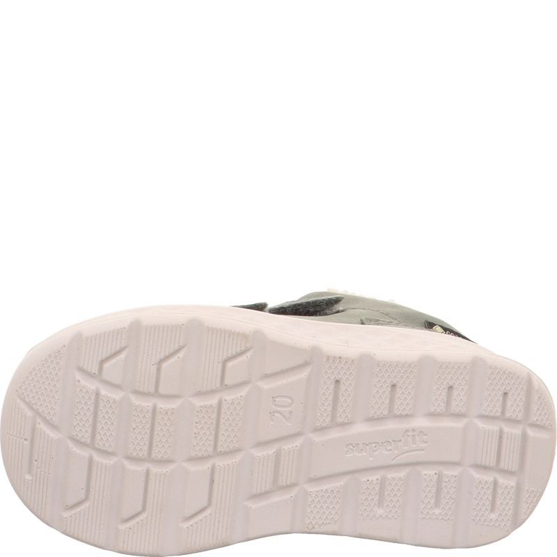 Superfit BREEZE Sneakers high - Material: Leather in Green