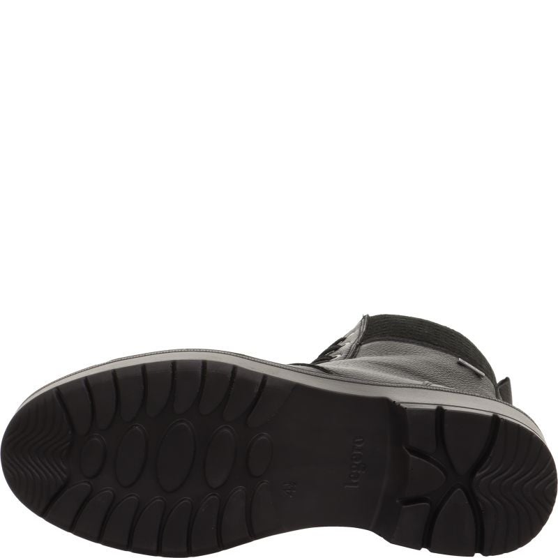 legero MYSTIC Damen Schnürboots - Material: Leder in Schwarz