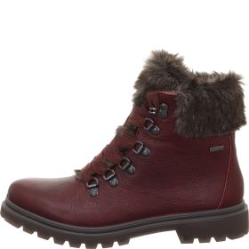 Legero MONTA Damen Schnürboots - Material: Leder in Rot
