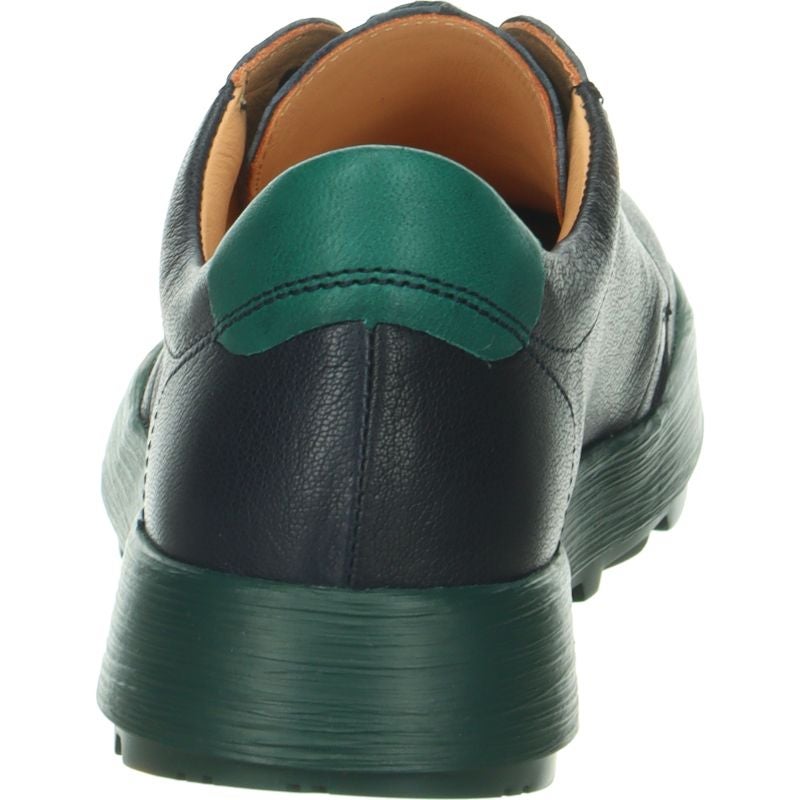 Think COMODA Woman Lace up shoe - Material: Leather in Blue