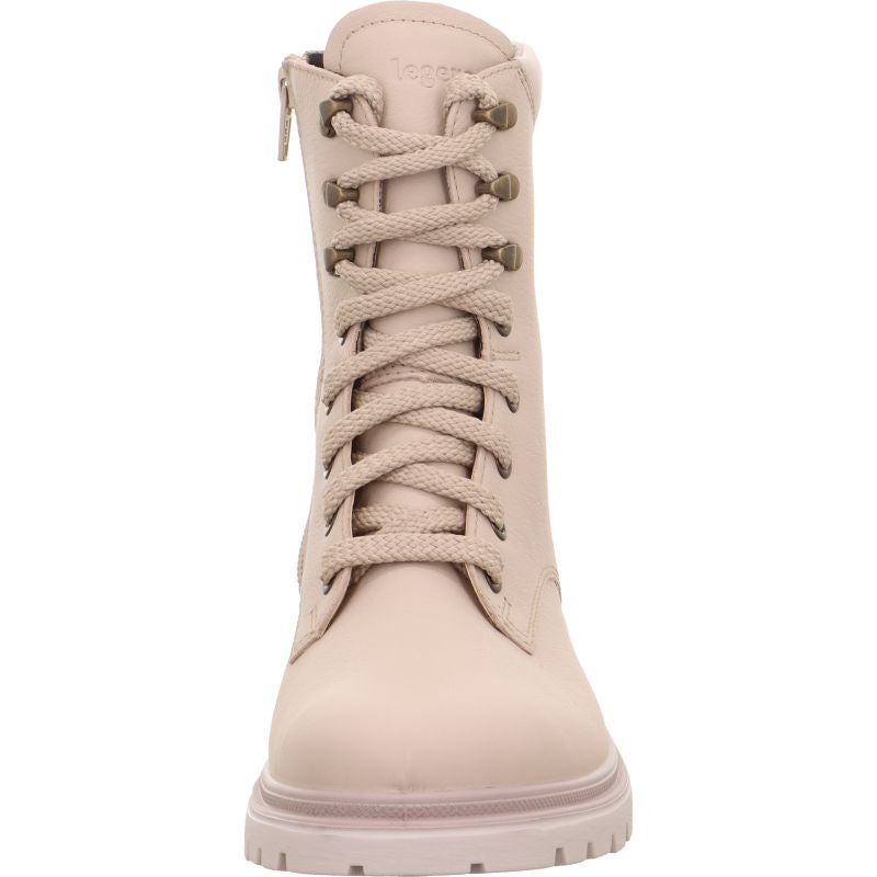 legero MONTA Damen Schnürboots - Material: Leder in Beige