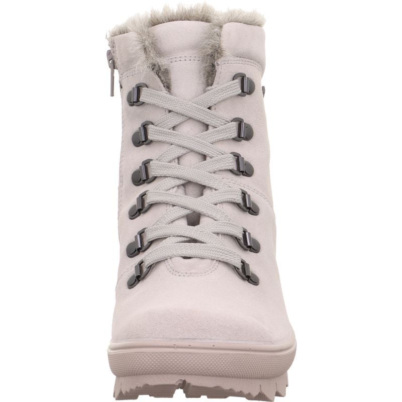 Legero NOVARA Damen Schnürboots - Material: Leder in Grau