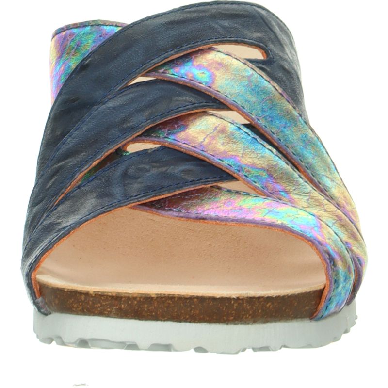 Think JULIA DAMEN Woman  - Material: Leather in Multi Colour